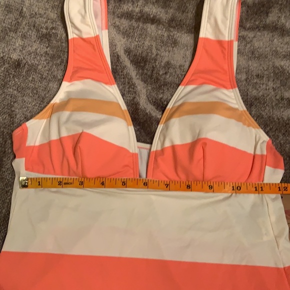 9. Daniel Cremieux Striped Tankini Top and Matching Bottom - Picture 5 of 16